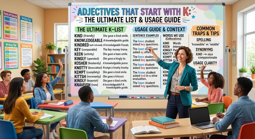 Adjectives That Start With K