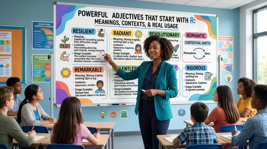 Adjectives That Start With R