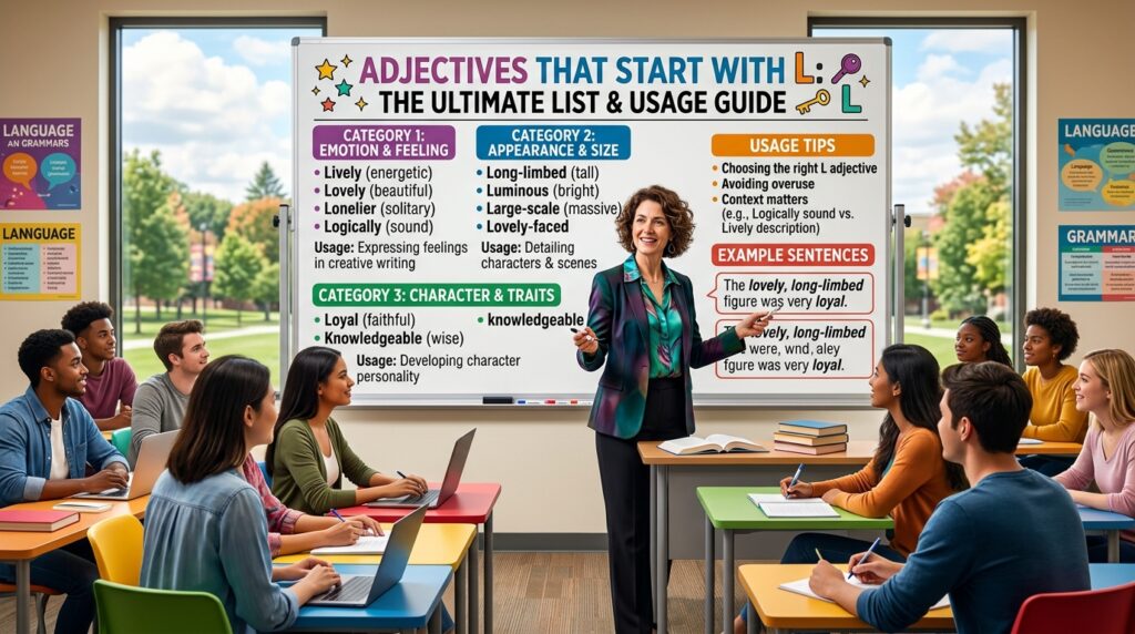 Adjectives That Start With L