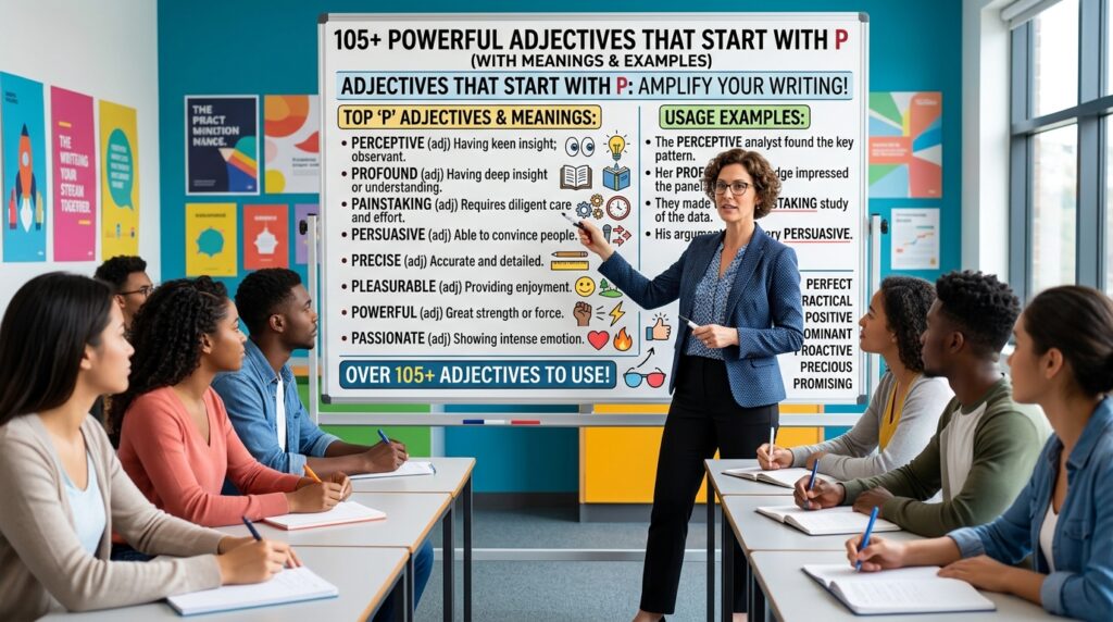 Adjectives That Start With P