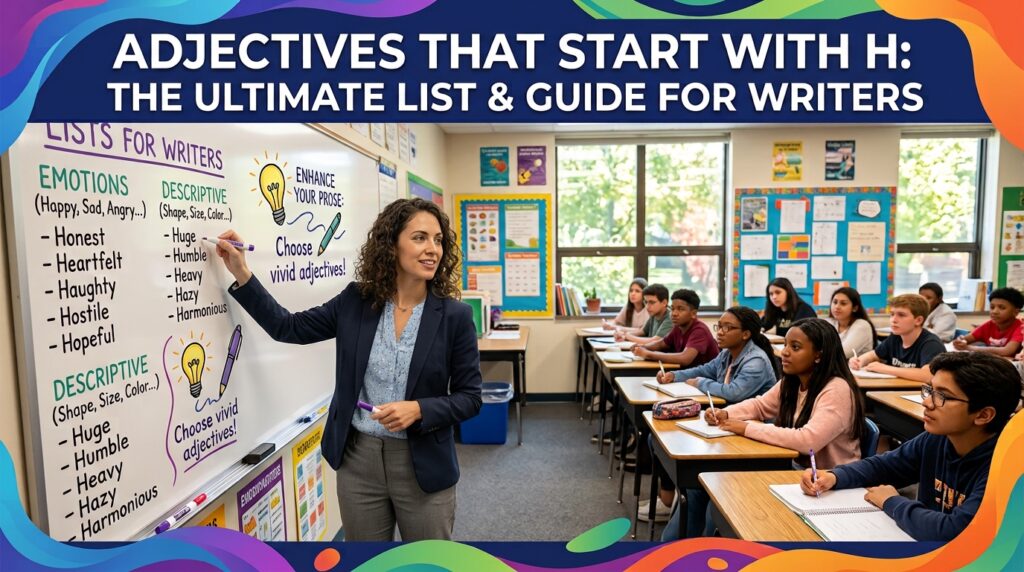 Adjectives That Start With H