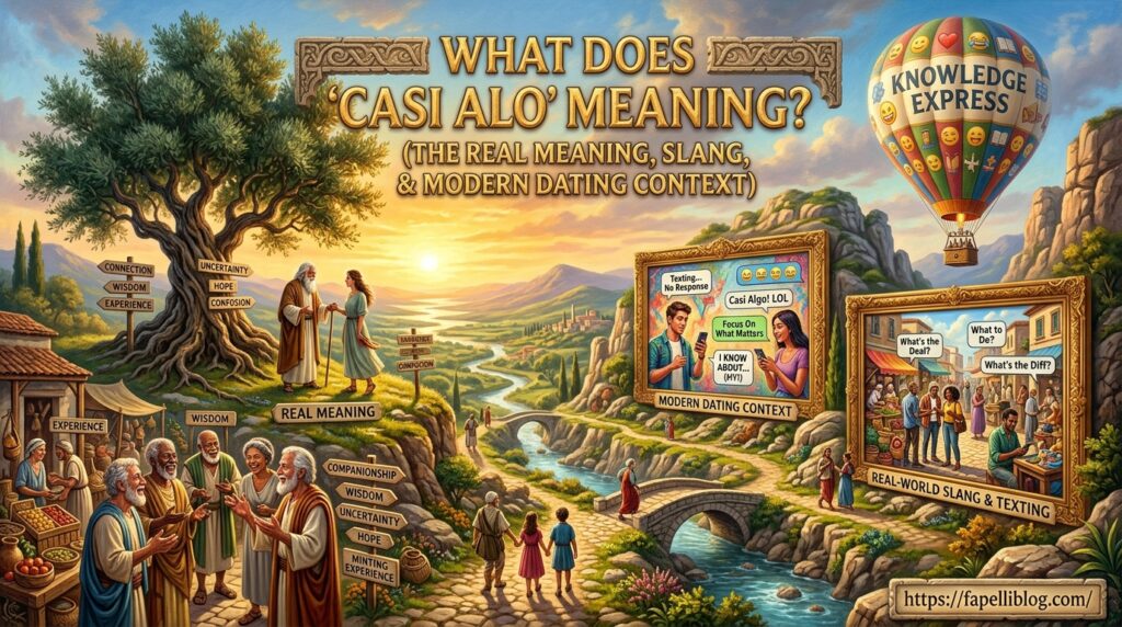 casi algo meaning