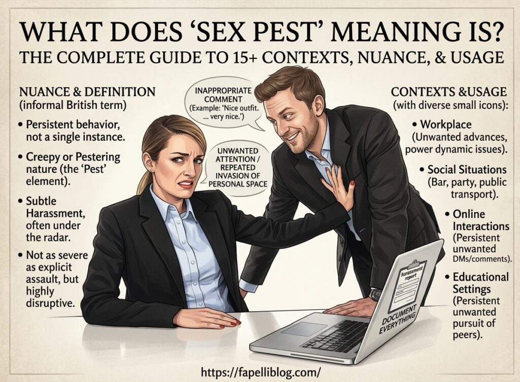 Sex Pest Meaning