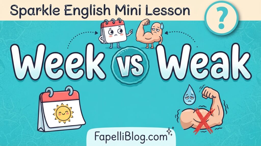 Weak or Week