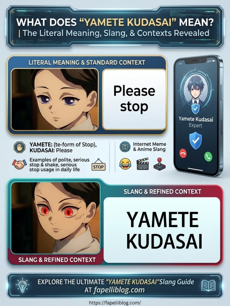 Yamete Kudasai Mean